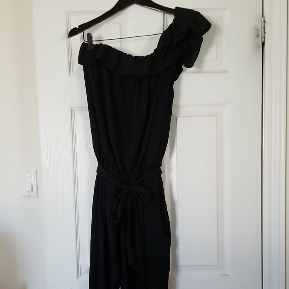 Elegant Black Off-Shoulder Dress